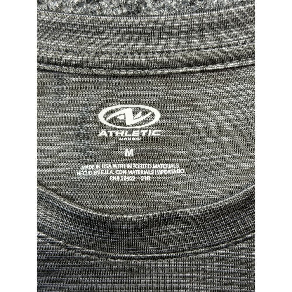 Athletic Works Gray Tee Shirt Mens M NWT Performance - Picture 3 of 6